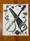 Banjo/Saw print