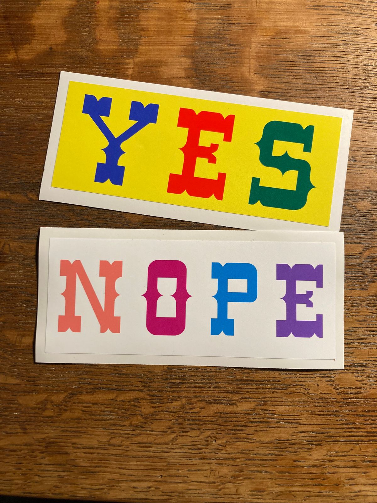 YES and NOPE