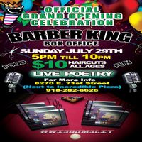 GRAND OPENING BARBER KING - Featured Poet, CΠΩTΣ - BLACK PEARL DIAMONDS PUBLISHING