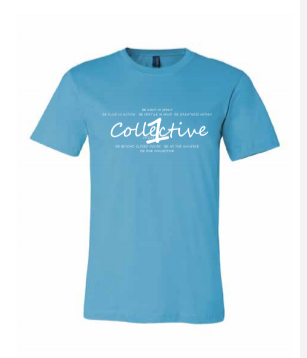 1COLLECTIVE© TURQUOISE MOON (WHITE LETTERING)