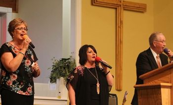 Camp Meeting on The Mountain 2015 Crossville FFWB Church, Crossville, TN.  Deb started us off with Here I Am right out of the blue and oh how sweet it was!
