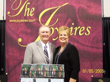 Ernie and Debbie at the booth Singing In The Sun 2011.
