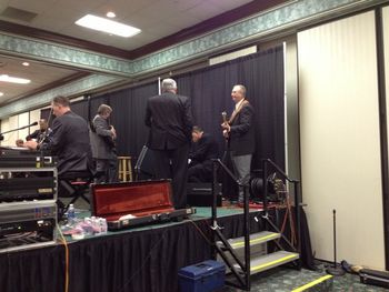 Ernie playing guitar with the "band" at Smokey
