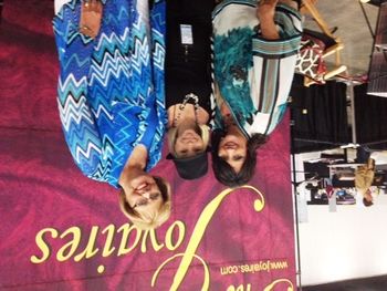 Anna and Deb with another new found friend Ashley at SIS 2013.
