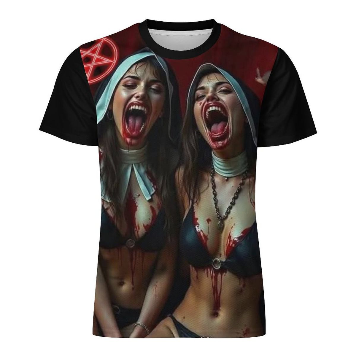  Black Magik The Infidel  Moans From The Chapel Series All Over Print T-Shirt #2