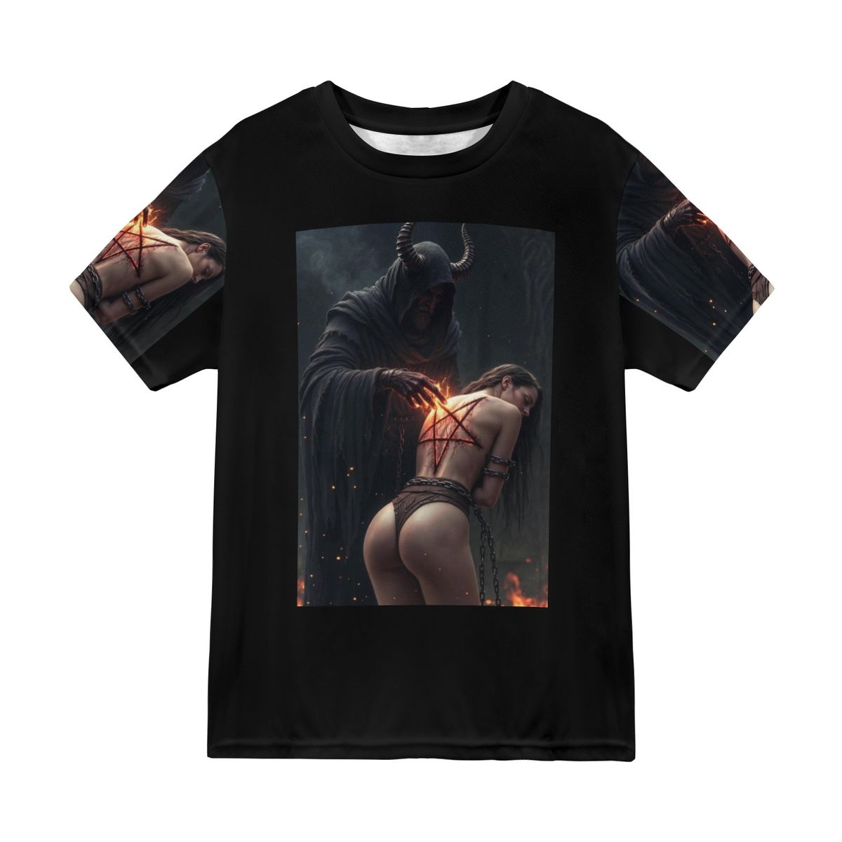 Black Magik The Infidel Moans From The Chapel Series All Over Print T-Shirt #8