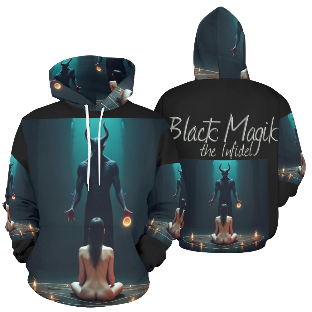 Black Magik The Infidel Moans From The Chapel Series All Over Print Hoodie #2