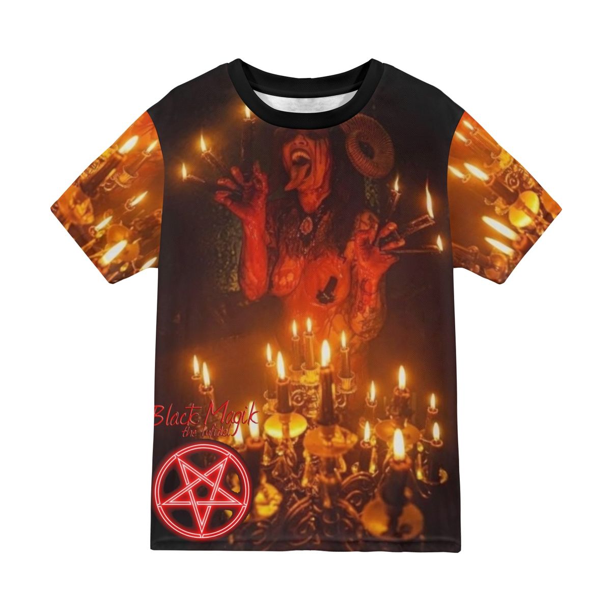Black Magik The Infidel Moans From The Chapel Series All Over Print T-Shirt #7