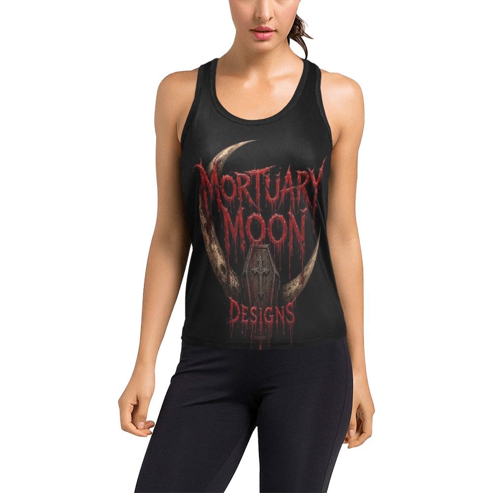 Mortuary Moon Designs Women's Racerback Tank Top