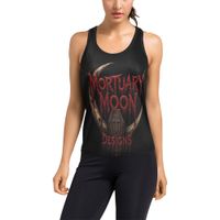 Mortuary Moon Designs Women's Racerback Tank Top