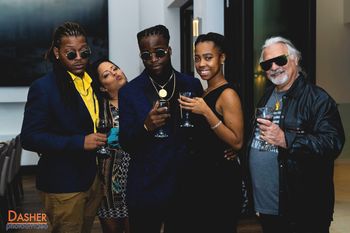 Dre Ben Frank, Vee, Kenya, & Laurance Gartel
