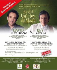 Songs of Love, Joy, and Magic concert starring David Pomeranz and Rey Valera