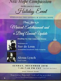 New Hope Compassion Virtual Fundraising/Holiday Event