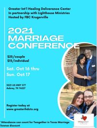 2021 Marriage Conference