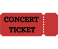 CONCERT TICKET ONLY-  EVENT TICKET- SHANE GUSE