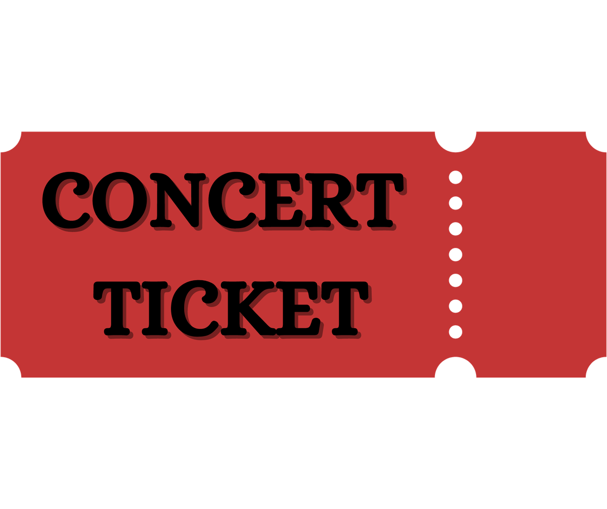 CONCERT TICKET ONLY-  EVENT TICKET- KAREN STEVEN