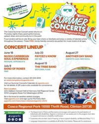 Summer Concerts at Cosca - Performance by Another Day Band