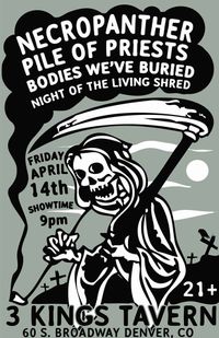 Necropanther, Pile of Priests, Bodies We've Buried, Night of the Living Shred