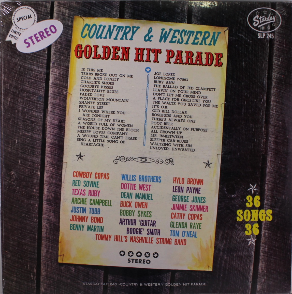 Starday Country & Western Golden Hit Parade episode artwork