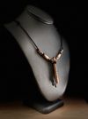 Yellow Cedar Miniature Flute Necklace