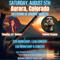 An Evening of Original Music by Timothy J.P. Gomez and Tommy Graven
