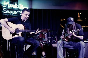 Dave Miller and Pete Maric, Music Box Supper Club, 2015. Photo by Terri Damiano Berry
