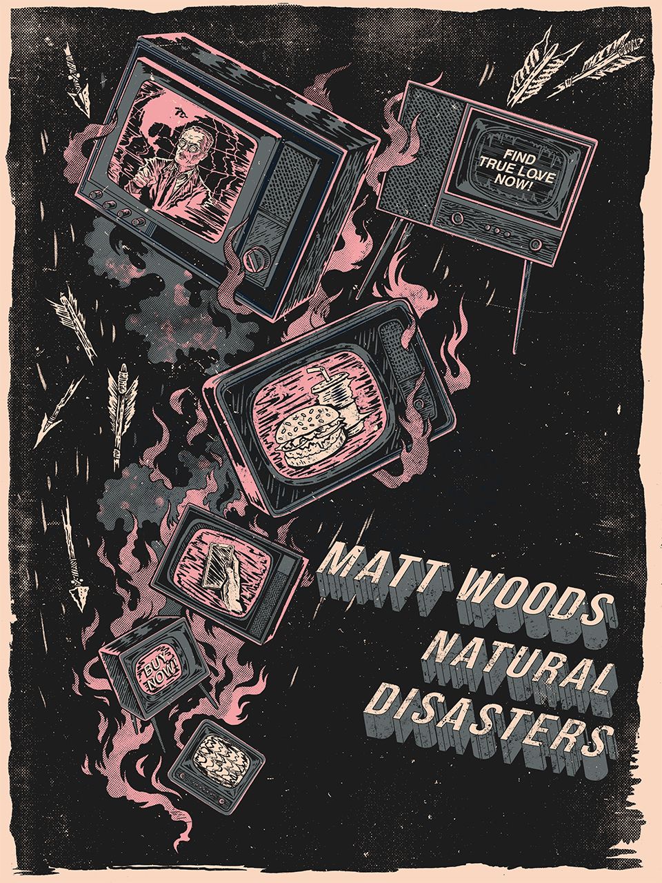 2019 Natural Disasters: 18x24" Screen Printed Poster