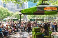 PIano in Bryant Park Ted Rosenthal Quartet