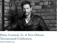 Harry Connick Jr. New Orleans Tricentennial Tour
