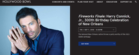 Harry Connick Jr. New Orleans Tricentennial Tour