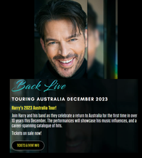 Harry Connick Jr. Australia Tour
