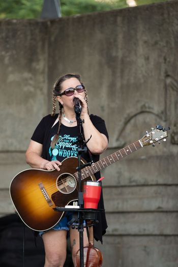 Charmin Gibson- lead vocals, acoustic guitar, fiddle
