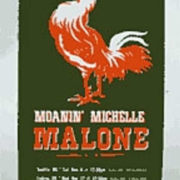 Limited Edition Malone Rooster Poster **SIGNED**