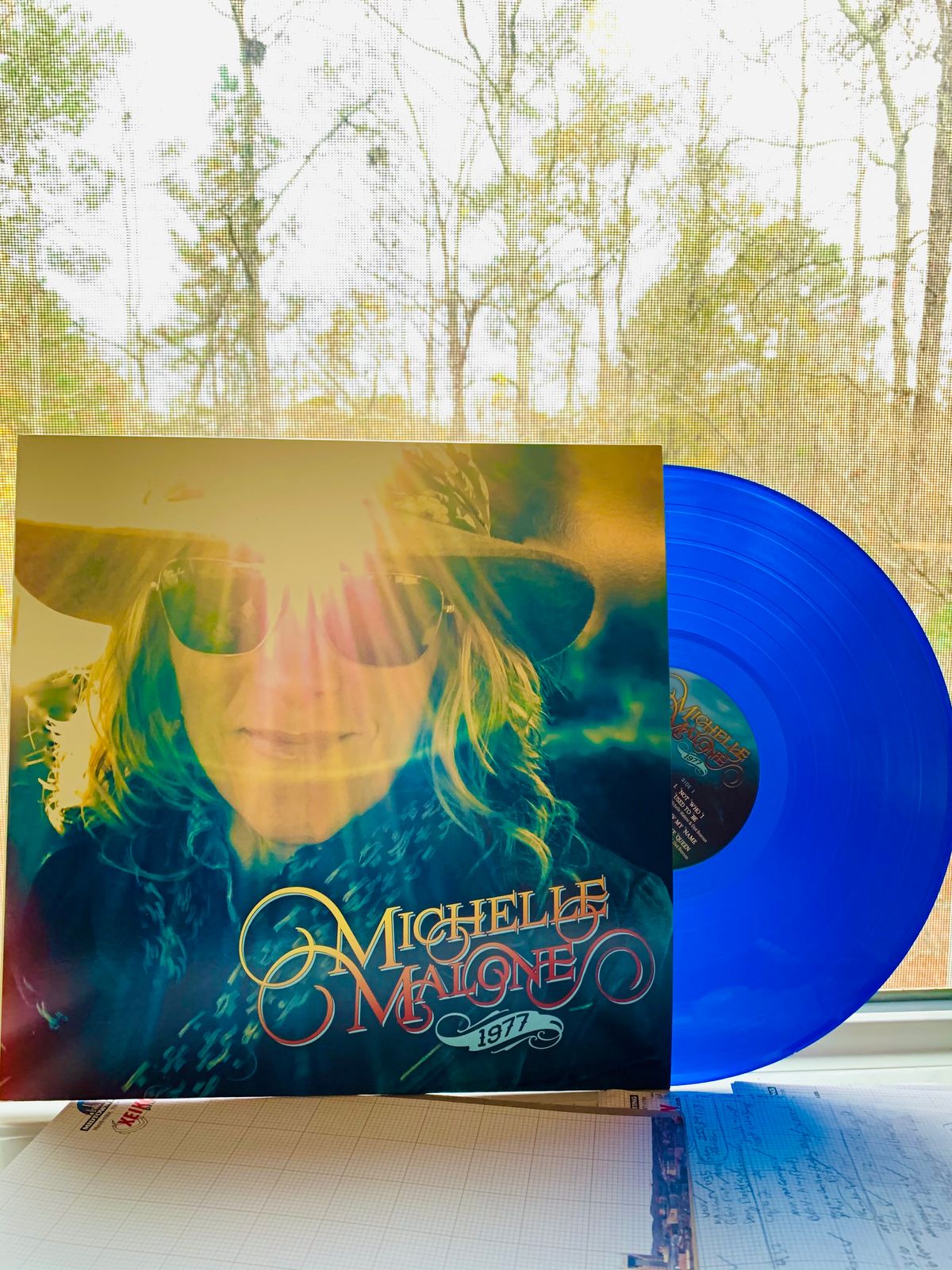 1977 - Clear Blue Vinyl (2022) UNsigned