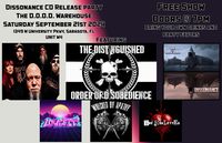 The Distinguished Order Of Disobedience Dissonance CD Release Party