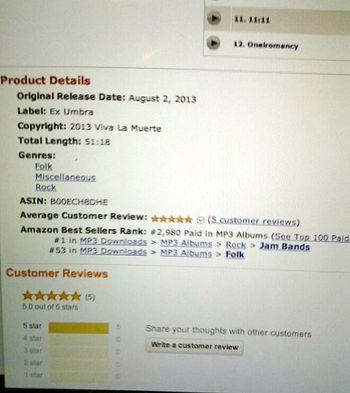 "All The Birds" #1 on the Jam Band Charts on Amazon
