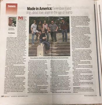Made in America: Greensboro band sings about love, anger in the ago of Trump
