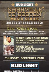 Nashville To Boston Music Series