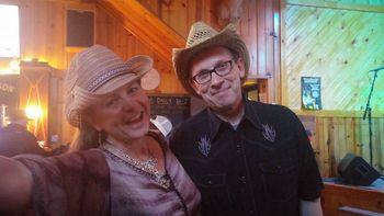 Liz and AJ at the Viking Bar, 2016
