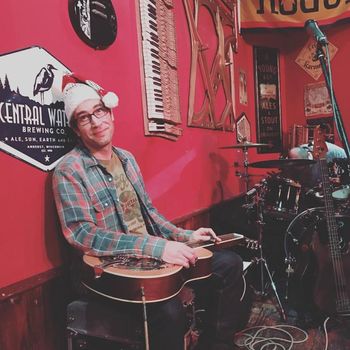 Josh at Acadia, opening for the SERFs "Jingle Our Bells" night, Dec. 2016
