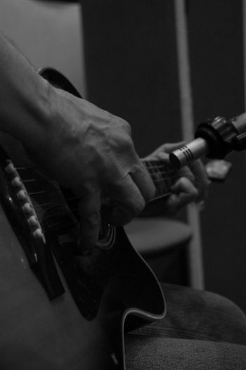 AJ in fingerpicking mode
