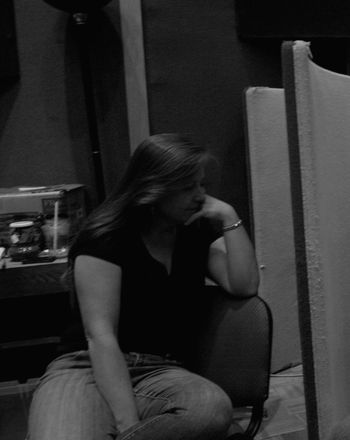 Liz looking pensive
