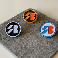 Monogram Lapel Pins (Set of 3)