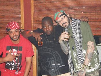 CrimZn, Gov L, with DJ Black Magic gettin lit for magics bday

