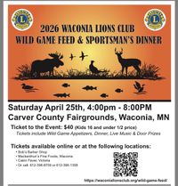 Wild Game Feed (Lions of Waconia)