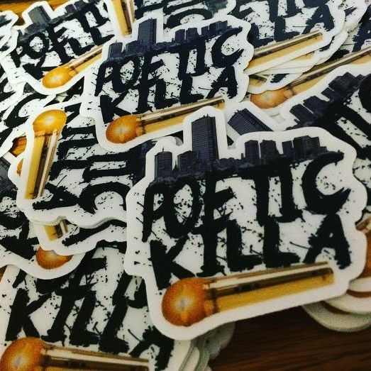 Poetic Killa Vinyl Sticker