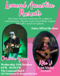 Lomond Acoustica - Christina Green & Kira J