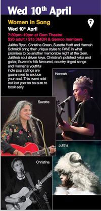 Women in Song/PAVE Festival