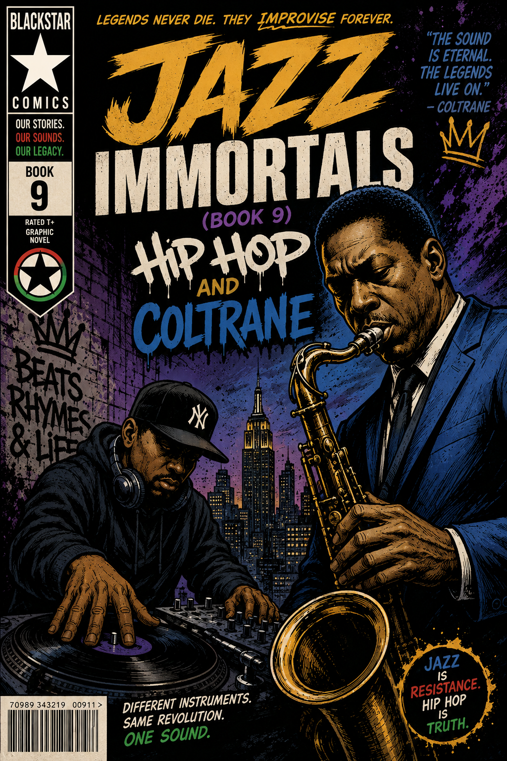 Jazz Immortals : Hip Hop & Coltrane (Book 9)