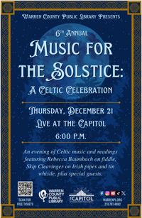 WInter Solstice Concert w/Skip Cleavinger, Rebecca Baumbach, John Skelton, Joey Hayes, Jil Chambless & Randy